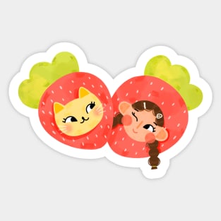 Berry bestie Sticker